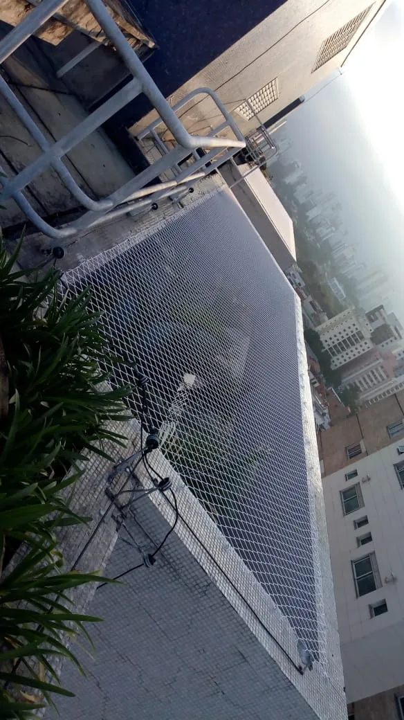 Proteção em mezanino de casa de campo