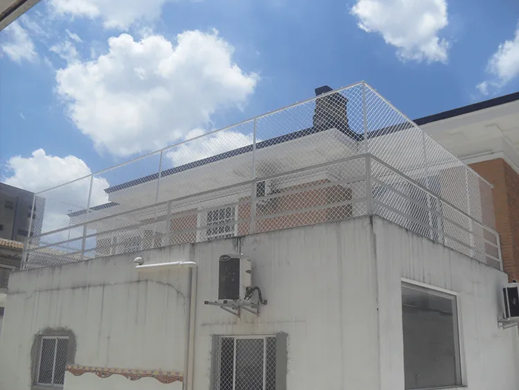 Rede em mirante panorâmico de propriedade rural