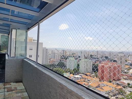 Rede de proteção certificada em apartamento de SP